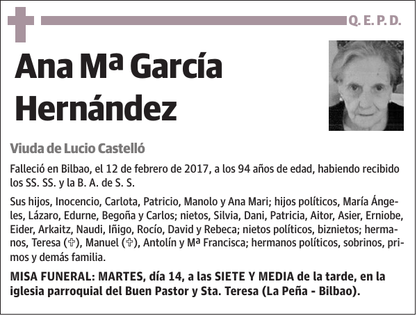 Ana Mª García Hernández