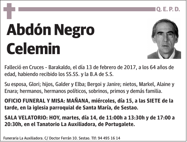 Abdón Negro Celemin