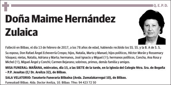 Maime Hernández Zulaica