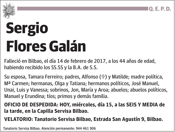 Sergio Flores Galán