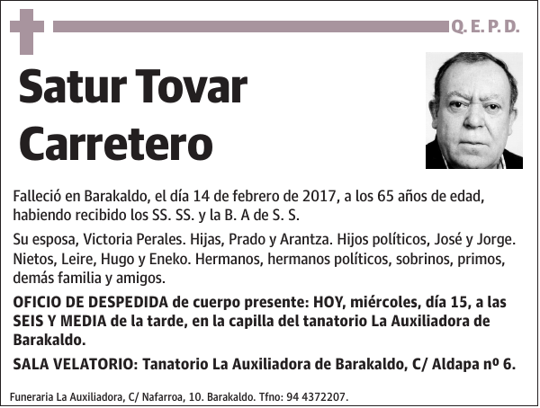 Satur Tovar Carretero