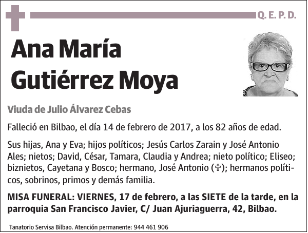 Ana María Gutiérrez Moya