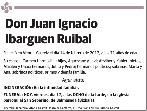 Juan Ignacio Ibarguen Ruibal