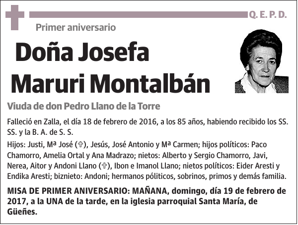 Josefa Maruri Montalbán