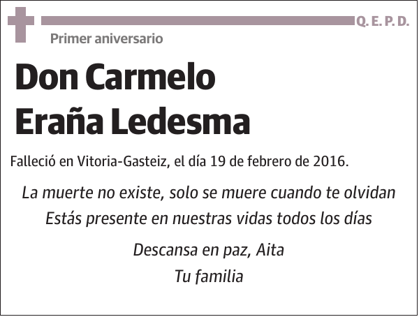 Carmelo Eraña Ledesma