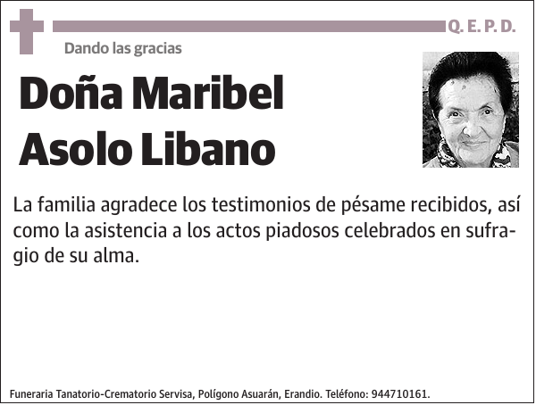 Maribel Asolo Libano