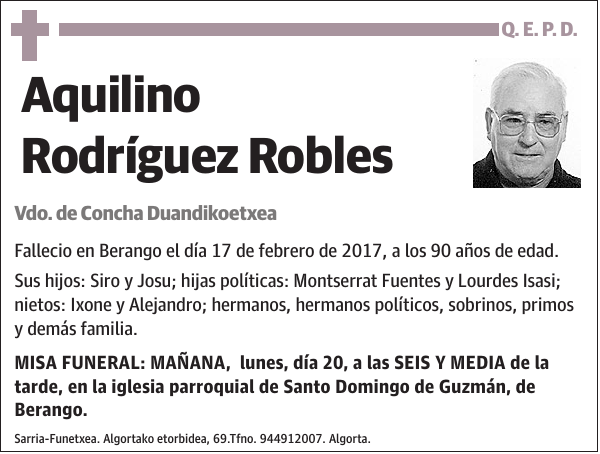 Aquilino Rodríguez Robles