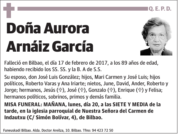 Aurora Arnáiz García