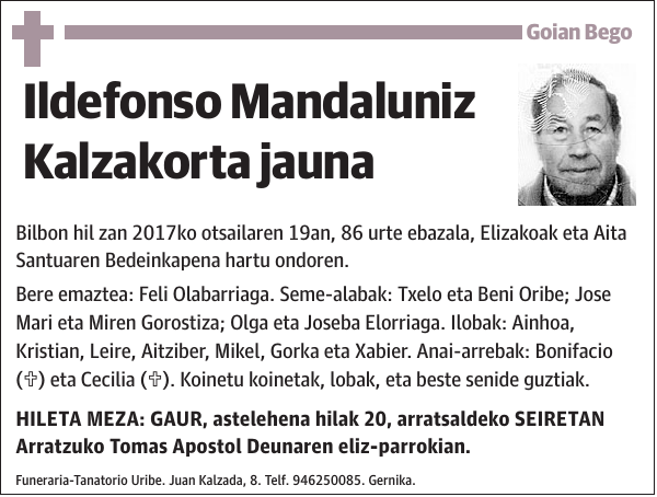 Ildefonso Mandaluniz Kalzakorta