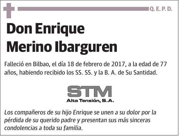 Enrique Merino Ibarguren