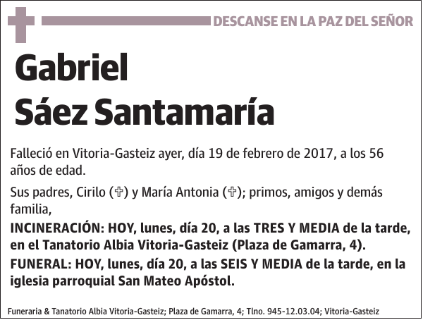 Gabriel Sáez Santamaría