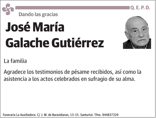 José María Galache Gutiérrez