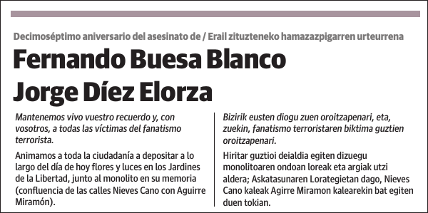 Fernando Buesa Blanco y Jorge Díez Elorza