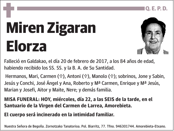 Miren Zigaran Elorza