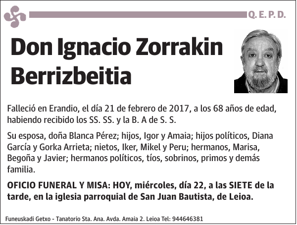 Ignacio Zorrakin Berrizbeitia