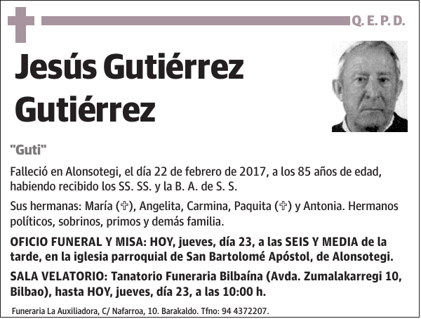 Jesús Gutiérrez Gutiérrez