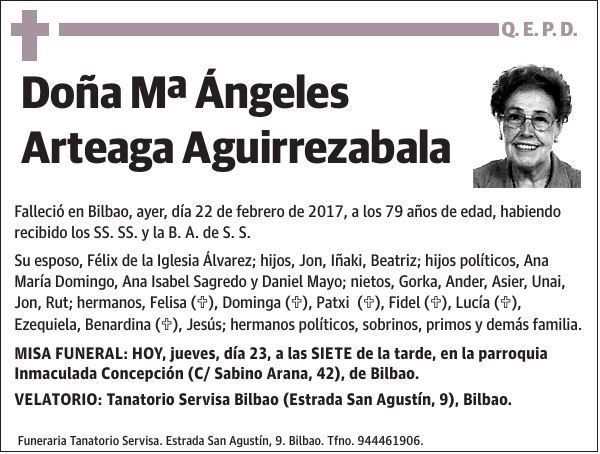 Mª Ángeles Arteaga Aguirrezabala