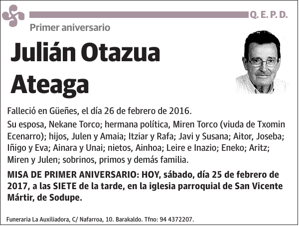 Julián Otazua Ateaga