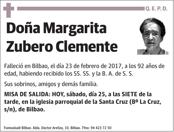 Margarita Zubero Clemente