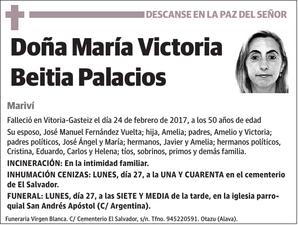 María Victoria Beitia Palacios