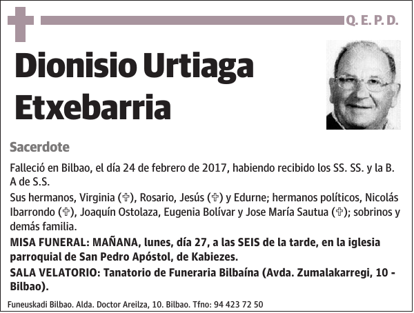 Dionisio Urtiaga Etxebarria