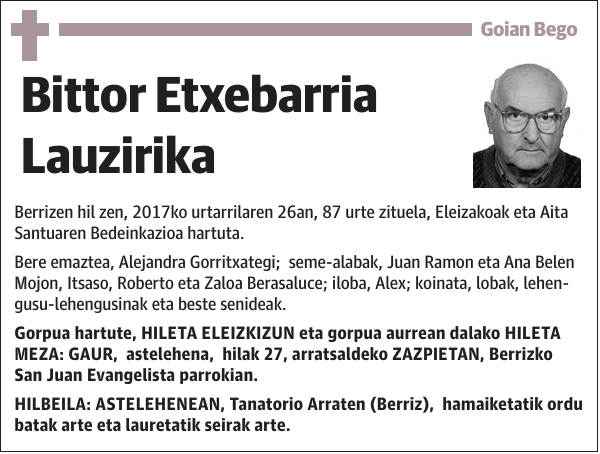 Bittor Etxebarria Lauzirika