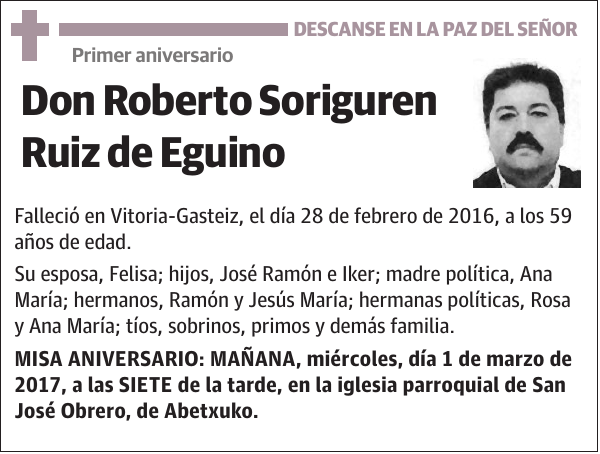 Roberto Soriguren Ruiz de Eguino