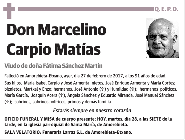 Marcelino Carpio Matías