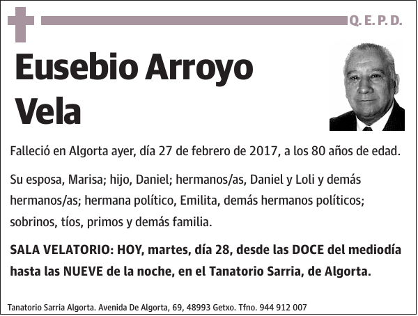 Eusebio Arroyo Vela