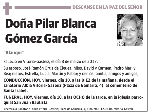 Pilar Blanca Gómez García