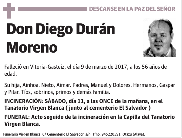 Diego Durán Moreno