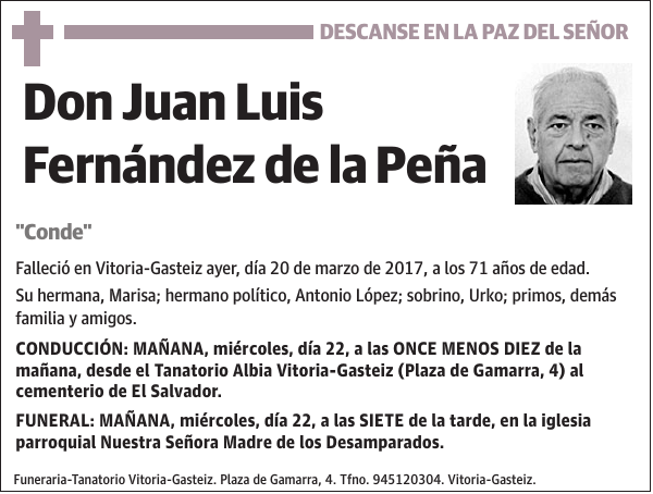 Juan Luis Fernández de la Peña