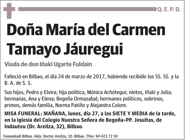 María del Carmen Tamayo Jáuregui