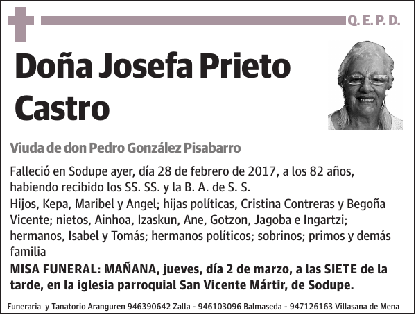 Josefa Prieto Castro