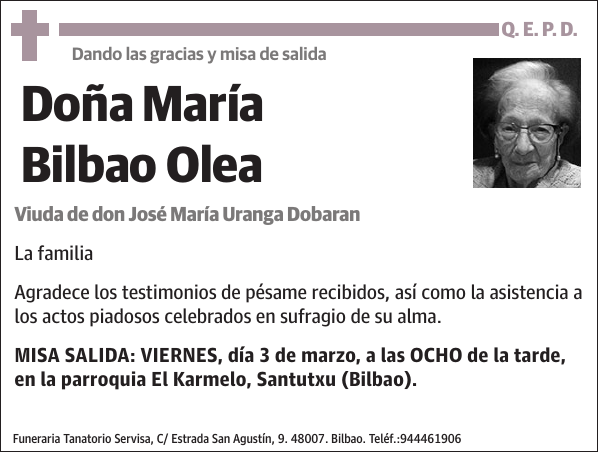 María Bilbao Olea