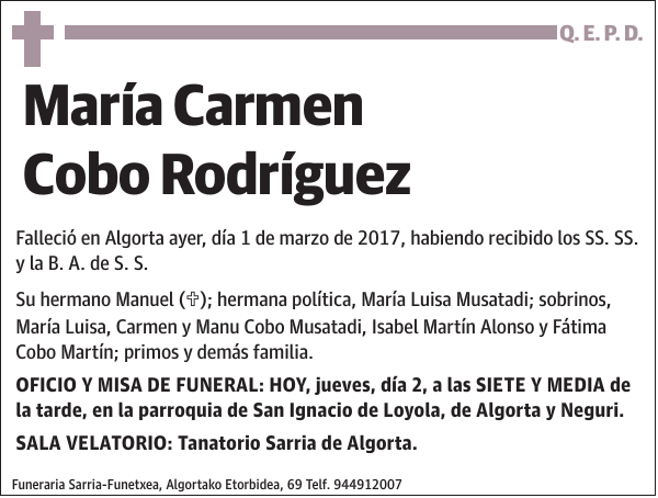 María Carmen Cobo Rodríguez