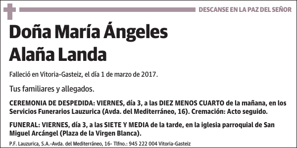 María Ángeles Alaña Landa