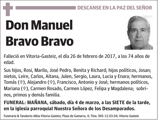 Manuel Bravo Bravo