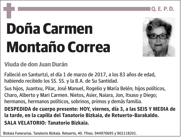 Carmen Montaño Correa