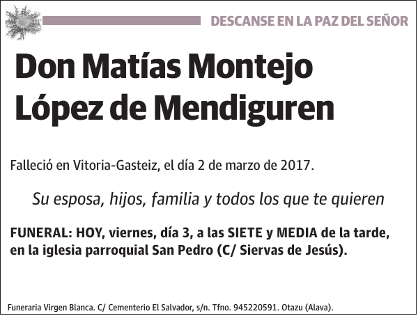 Matías Montejo López de Mendiguren