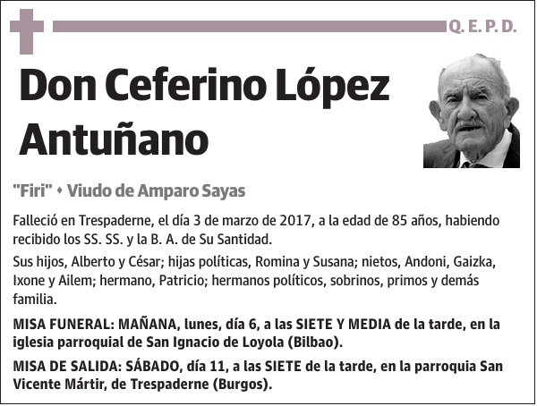 Ceferino López Antuñano