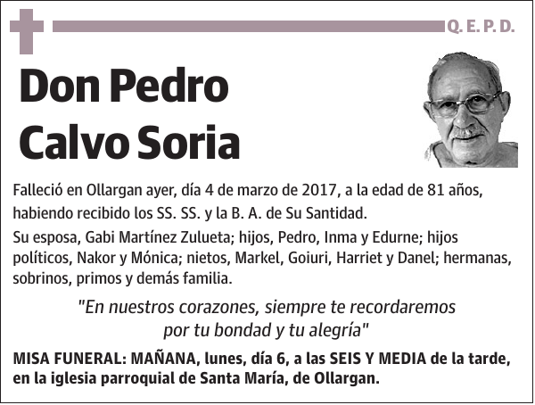 Pedro Calvo Soria