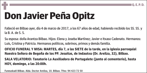 Javier Peña Opitz