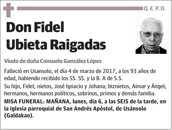 Fidel Ubieta Raigadas