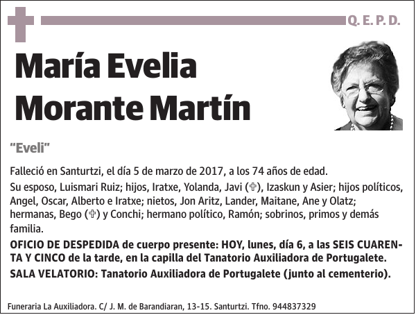 María Evelia Morante Martín