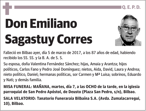 Emiliano Sagastuy Corres