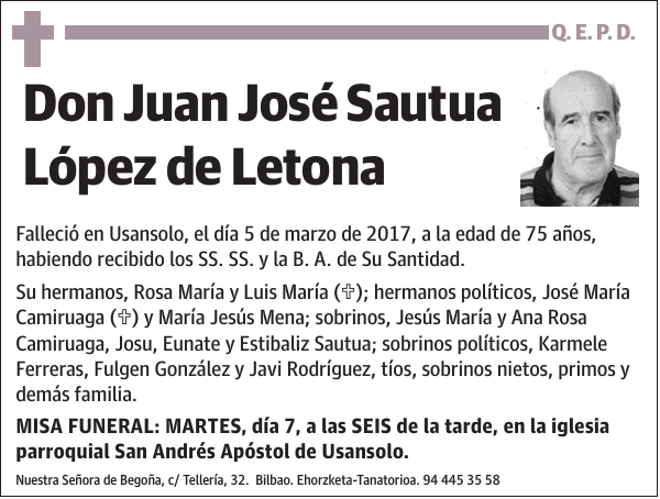 Juan José Sautua López de Letona