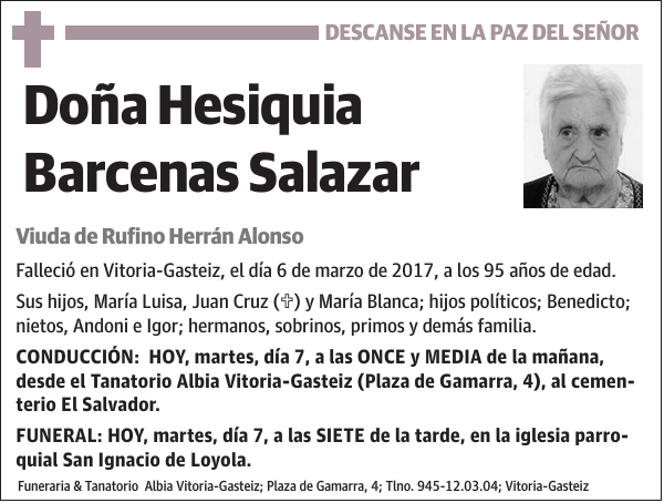 Hesiquia Barcenas Salazar