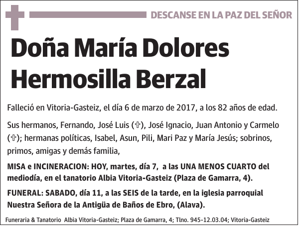 María Dolores Hermosilla Berzal