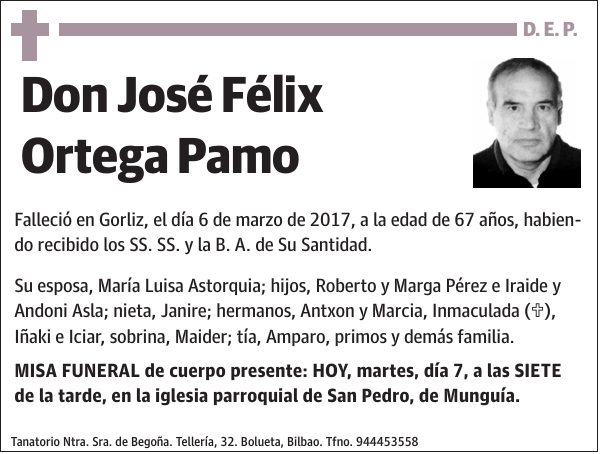 José Félix Ortega Pamo